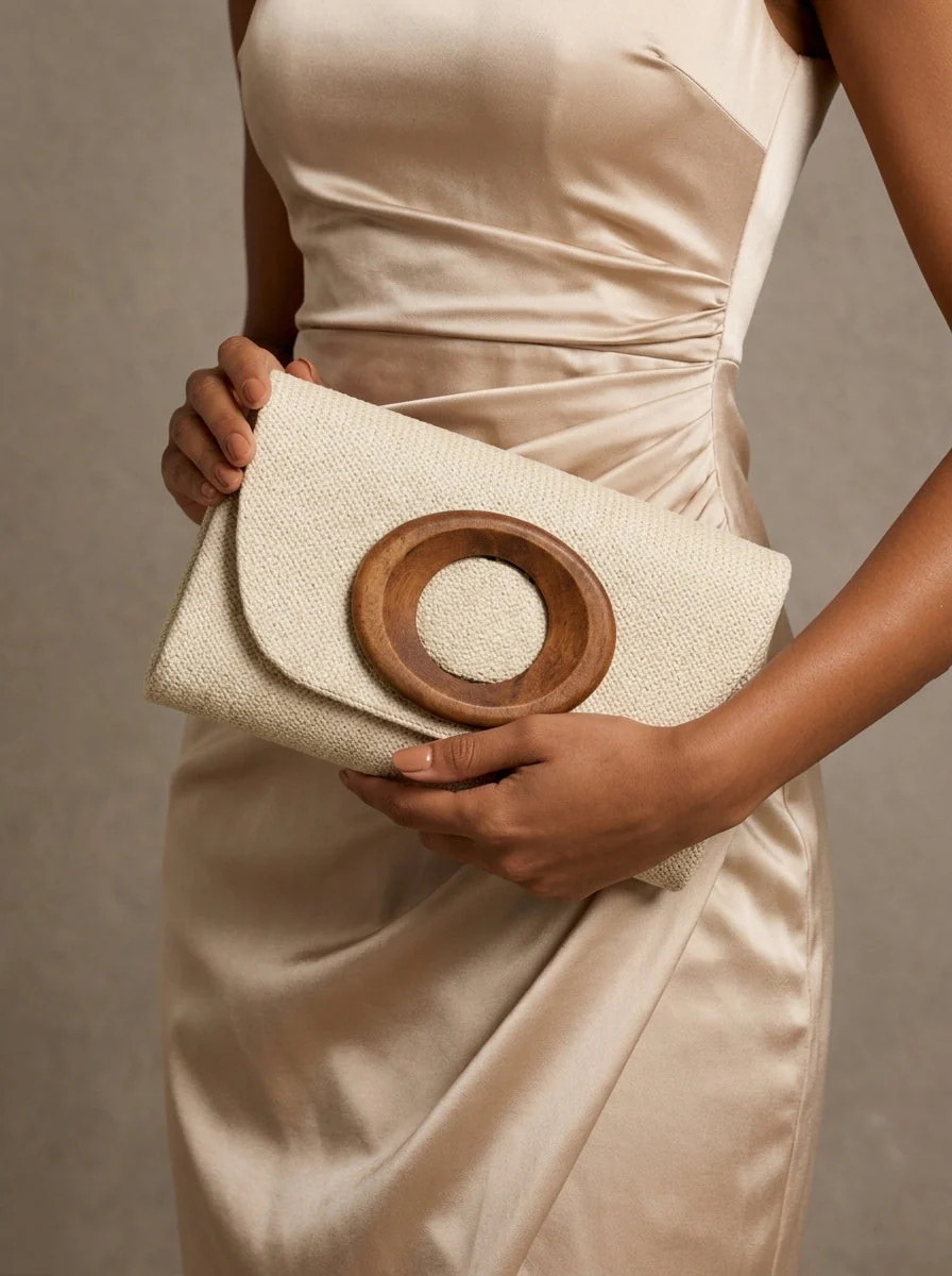 Women's Clutches & Wedding Party Evening Cocktail Straw Bags - Image 3
