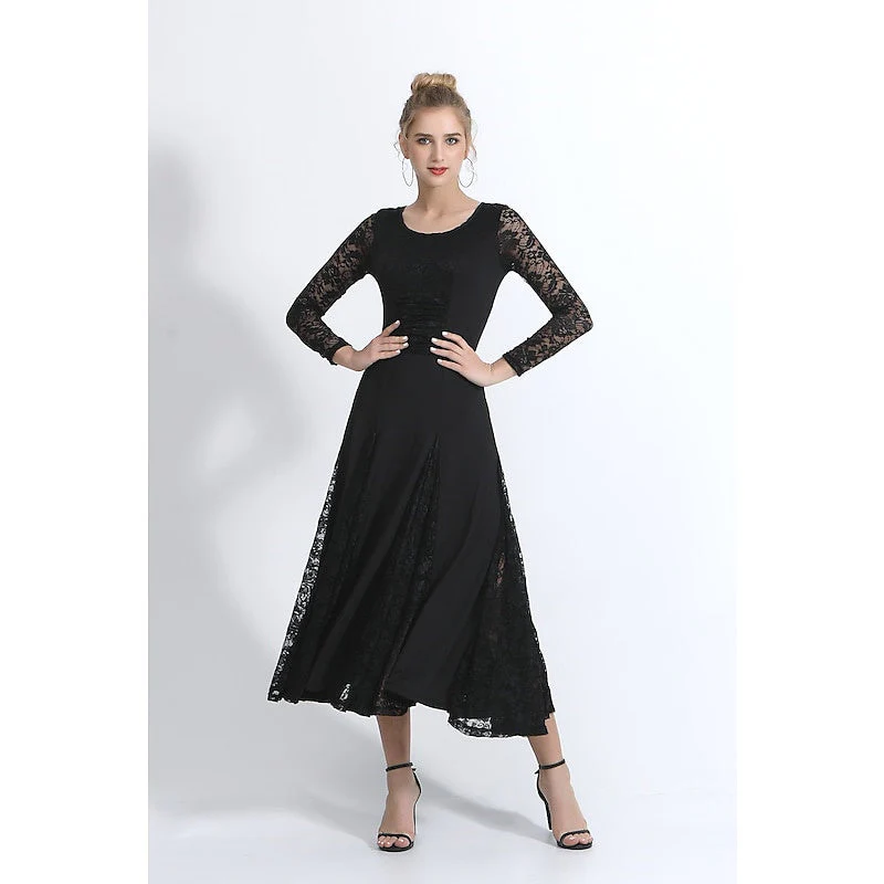Women's Dance Long Sleeve Dress Training Performance Daily Wear - Image 11