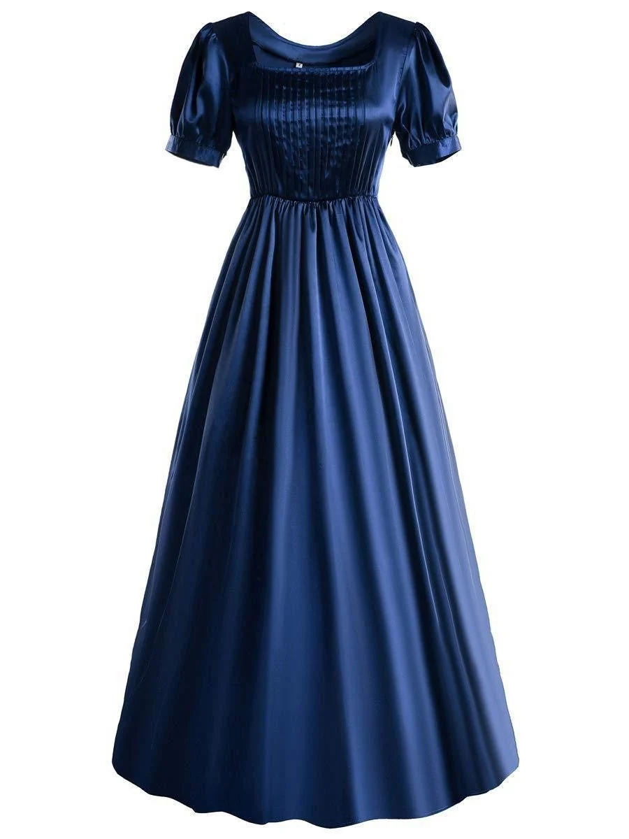 Women's Girls' Costume Cosplay Party Masquerade Victorian Medieval Renaissance Cocktail Vintage Dress - Image 3