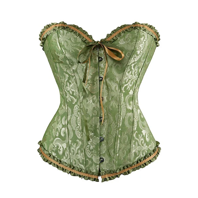 Women‘s Plus Size Sexy Ruffle Overbust Corsets - Image 2