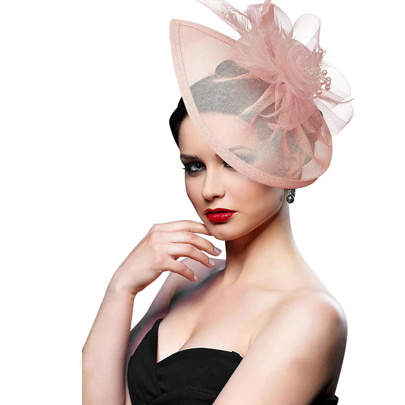 Women's Retro Tulle Veil Fascinator Floral Hat/Headpiece For Party - Image 2
