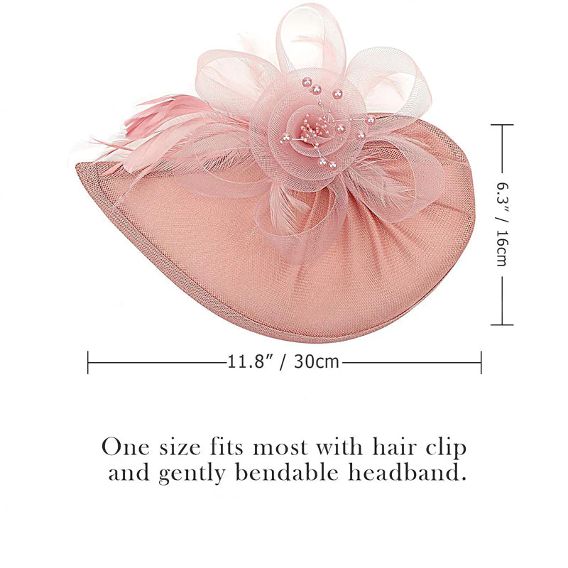 Women's Retro Tulle Veil Fascinator Floral Hat/Headpiece For Party - Image 4