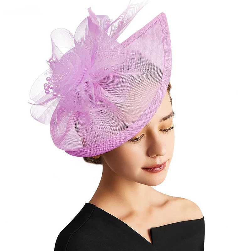 Women's Retro Tulle Veil Fascinator Floral Hat/Headpiece For Party - Image 8
