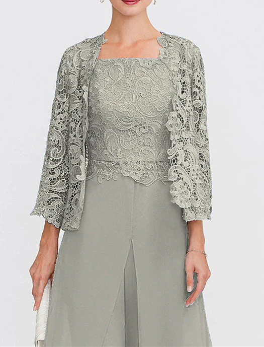Women's Wedding Guest 3/4 Length Sleeves Floral Lace Bolero Coats / Jackets - Image 15