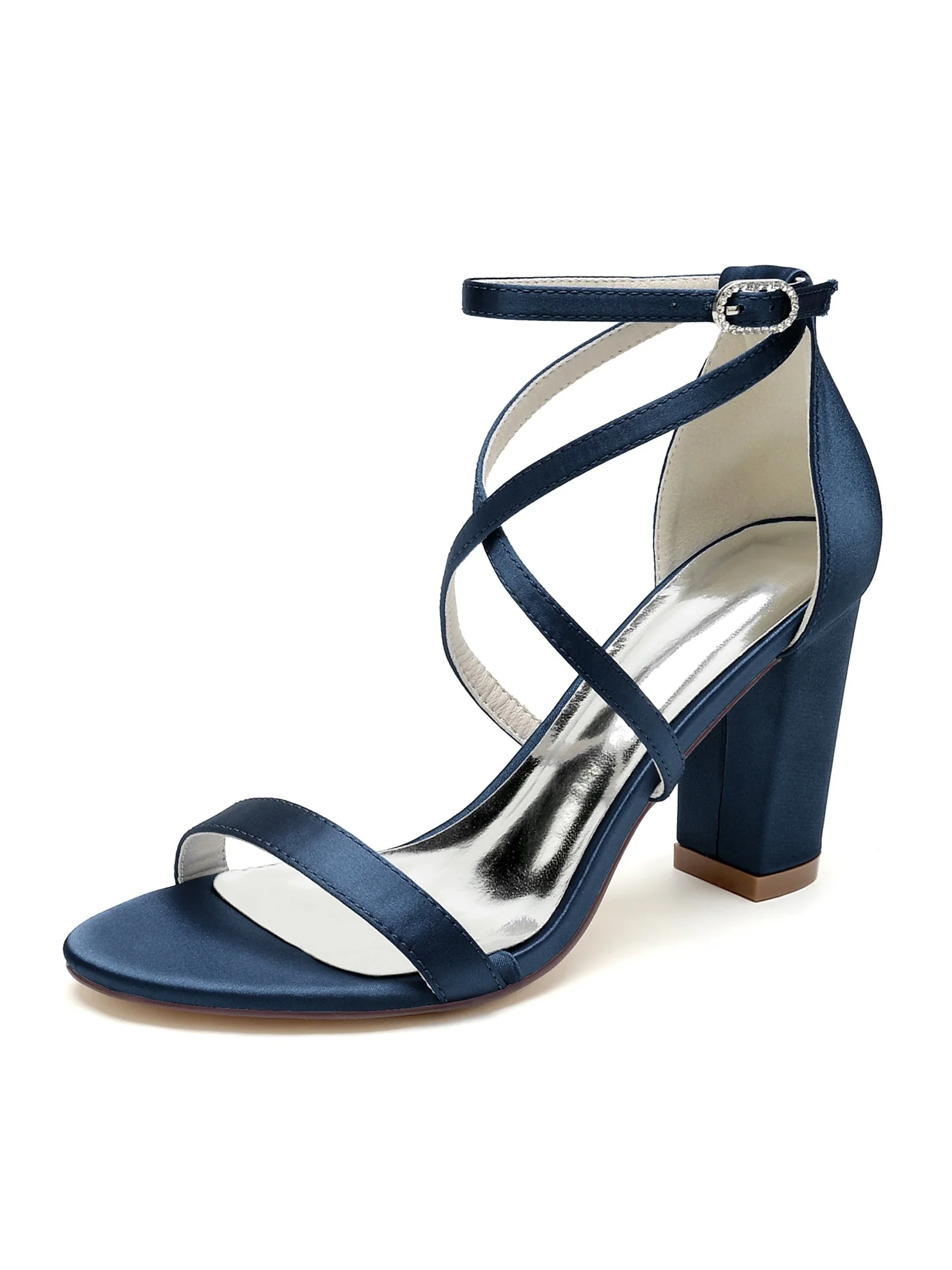 Women's Wedding Shoes High Heel Open Toe Bridal Shoes - Image 13